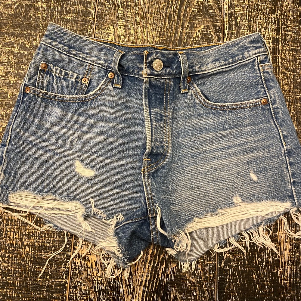 Levi's Blue Jean Shorts